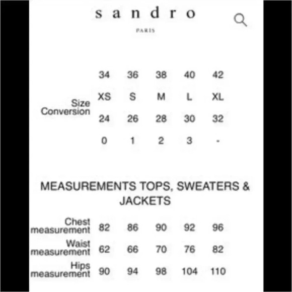 Sandro paris sparks knit crop top in blue blue turquoise in size 2 - Picture 6 of 6